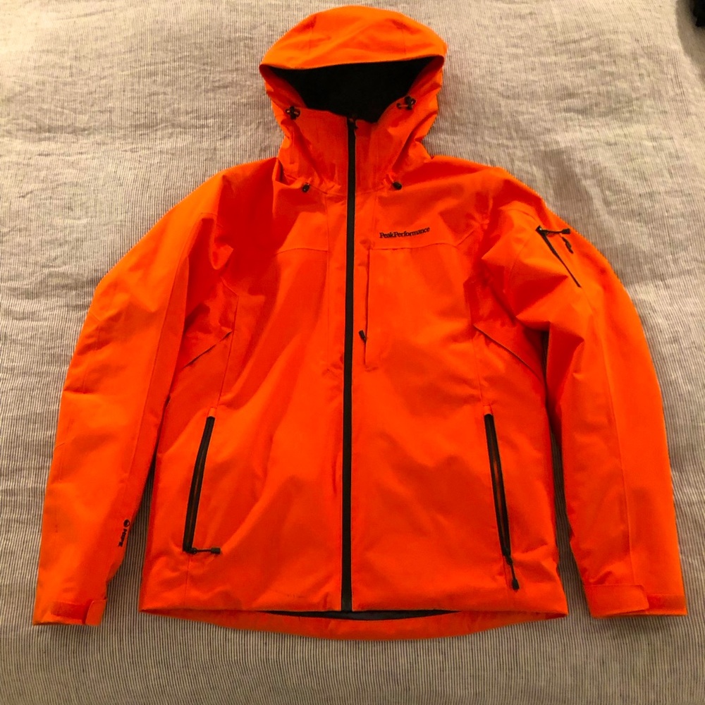 PEAK PERFORMANCE - MAROON LONG INSULATED 2L JACKET MEN